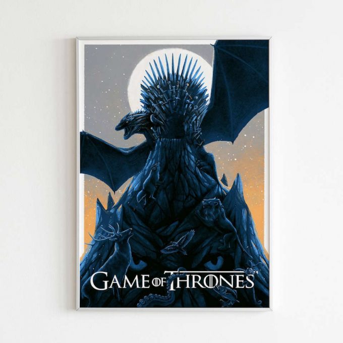 Game Of Thrones Poster for Home Decor Gift – George R. R. Martin – Game of Thrones – Vintage Retro Poster for Home Decor Gift