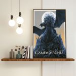 Game Of Thrones Poster for Home Decor Gift – George R. R. Martin – Game of Thrones – Vintage Retro Poster for Home Decor Gift