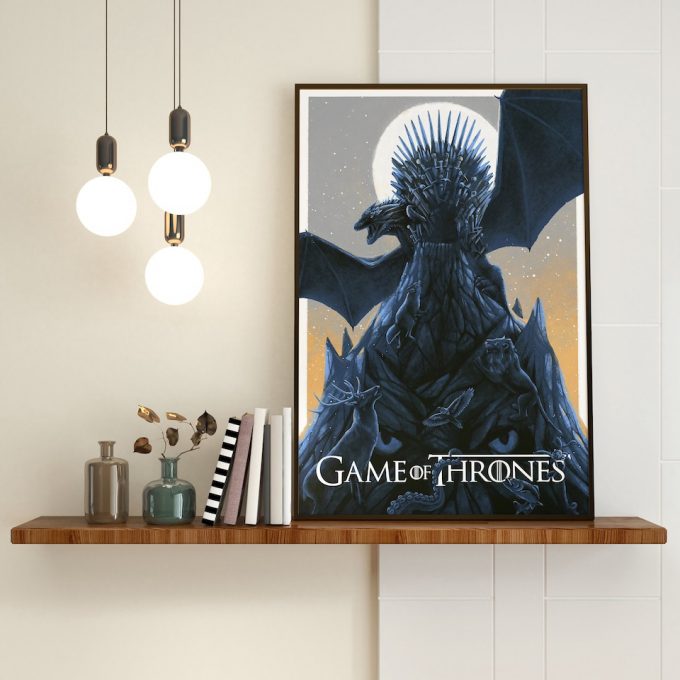 Game Of Thrones Poster for Home Decor Gift – George R. R. Martin – Game of Thrones – Vintage Retro Poster for Home Decor Gift