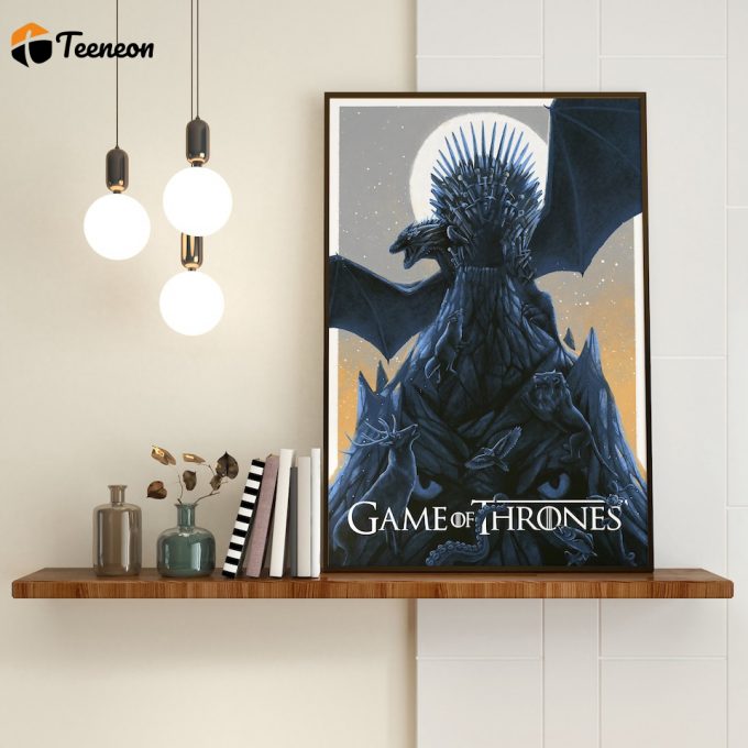 Game Of Thrones Poster for Home Decor Gift – George R. R. Martin – Game of Thrones – Vintage Retro Poster for Home Decor Gift