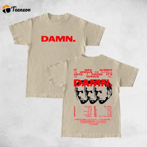 Get the Hottest Kendrick Lamar Damn Shirt – Show Your Love for K-Dot with this Stylish Merchandise