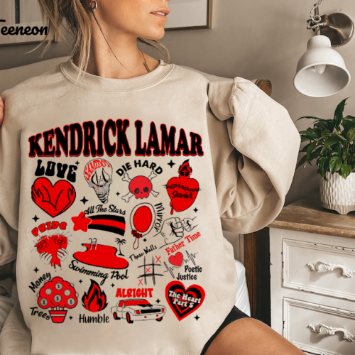 Exclusive Kendrick Lamar Songs Shirt: Show Your Love for Hip-Hop with Trendy Merch!