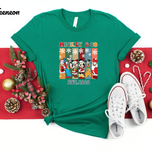 Magical Mickey Christmas Shirt: Disney Xmas Matching Pajama Set