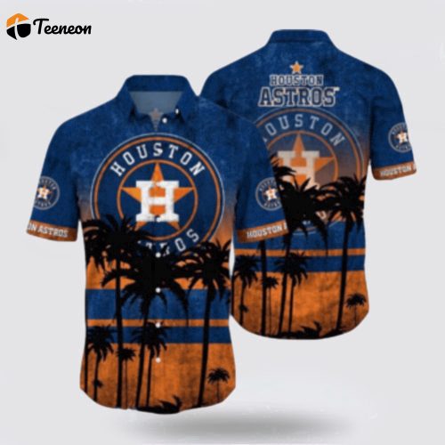 MLB Houston Astros Hawaiian Shirt Surfing In Style With The Super Cool For Fans