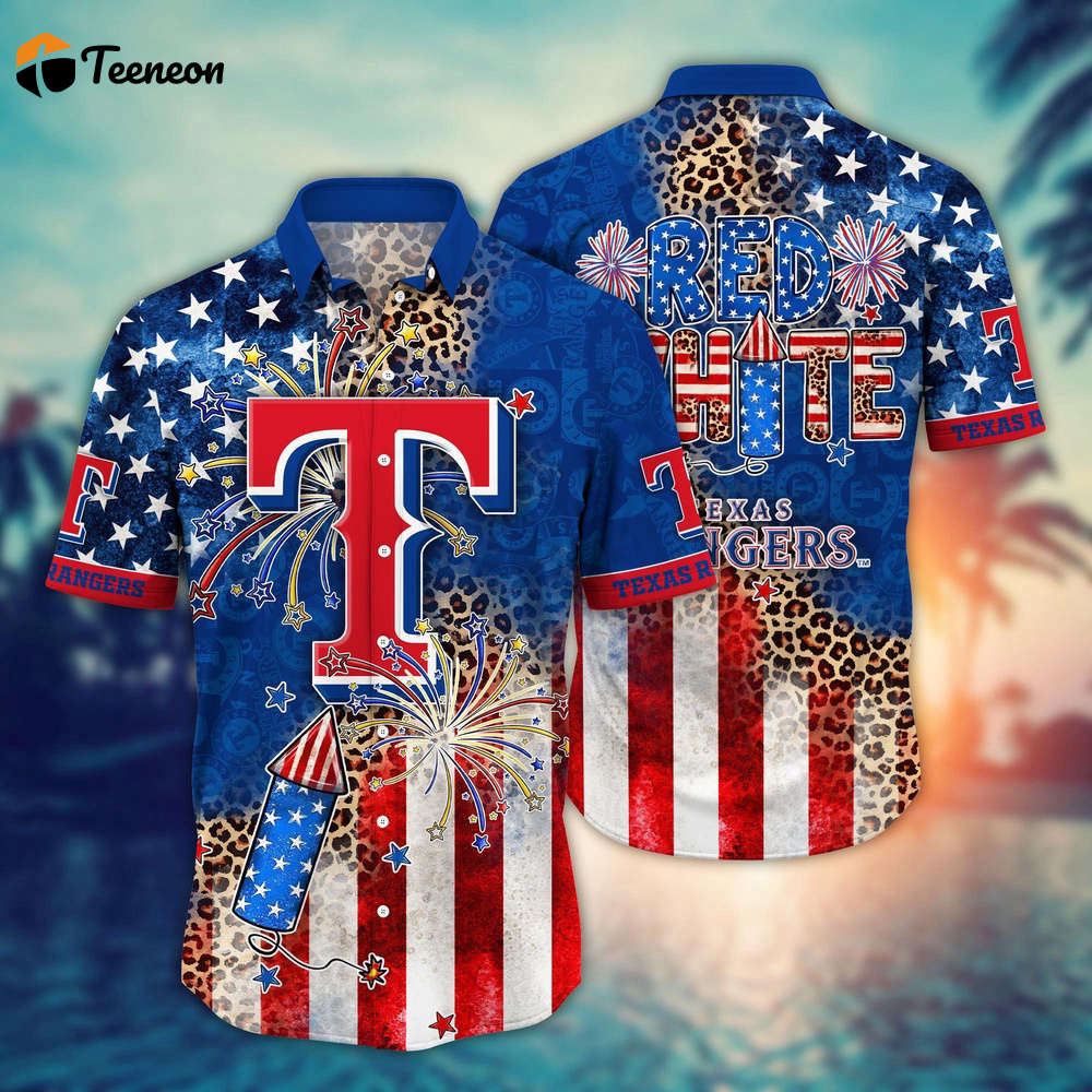 MLB Texas Rangers Hawaii Shirt Independence Day Vibrant Aloha For Cool Fans MLB Texas Rangers Hawaii Shirt Independence Day Vibrant Aloha For Cool Fans