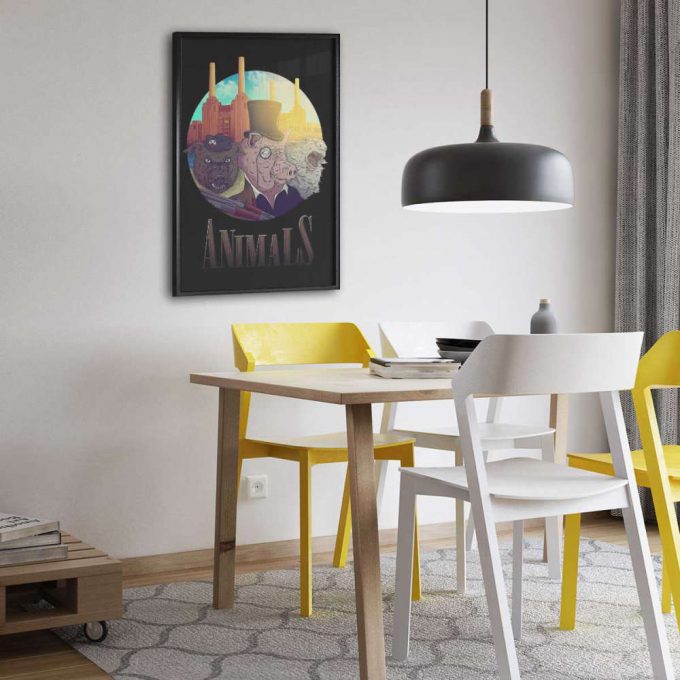 Pink Floyd Poster for Home Decor Gift for Home Decor Gift for Home Decor Gift – Animals Poster for Home Decor Gift for Home Decor Gift for Home Decor Gift