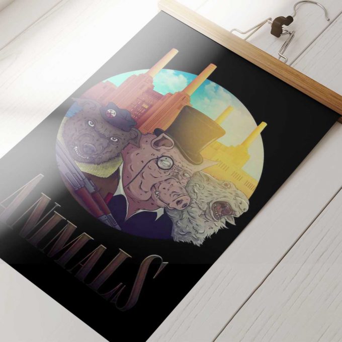 Pink Floyd Poster for Home Decor Gift for Home Decor Gift for Home Decor Gift – Animals Poster for Home Decor Gift for Home Decor Gift for Home Decor Gift