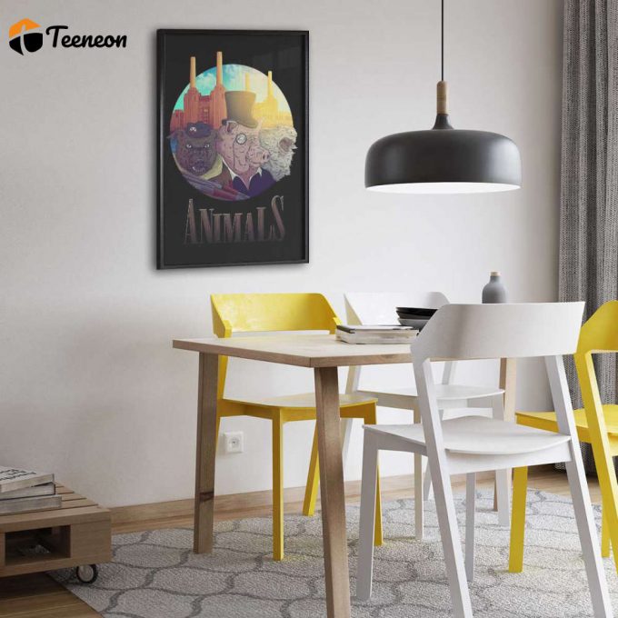 Pink Floyd Poster for Home Decor Gift for Home Decor Gift for Home Decor Gift – Animals Poster for Home Decor Gift for Home Decor Gift for Home Decor Gift