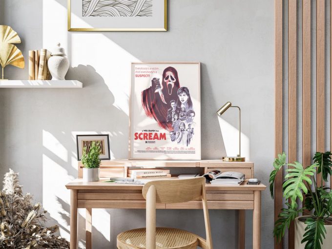 Scream / Scream Poster for Home Decor Gift / Retro Vintage Poster for Home Decor Gift / Minimalist Movie Poster for Home Decor Gift