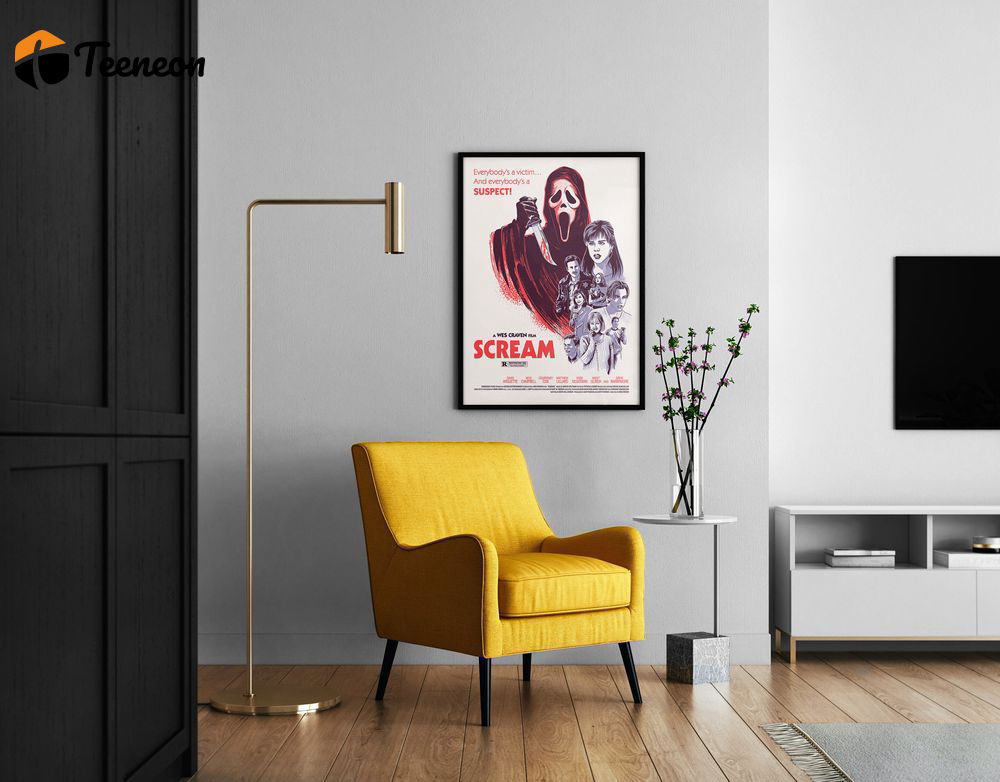 Scream / Scream Poster for Home Decor Gift / Retro Vintage Poster for Home Decor Gift / Minimalist Movie Poster for Home Decor Gift Scream / Scream Poster for Home Decor Gift / Retro Vintage Poster for Home Decor Gift / Minimalist Movie Poster for Home Decor Gift