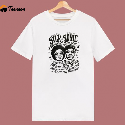 Silk Sonic Shirt: Stylish Bruno Mars Tee for Music Lovers Limited Edition Merchandise