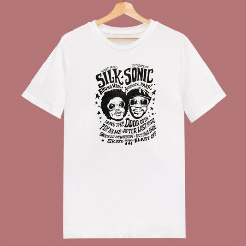 Silk Sonic Shirt: Stylish Bruno Mars Tee for Music Lovers Limited Edition Merchandise