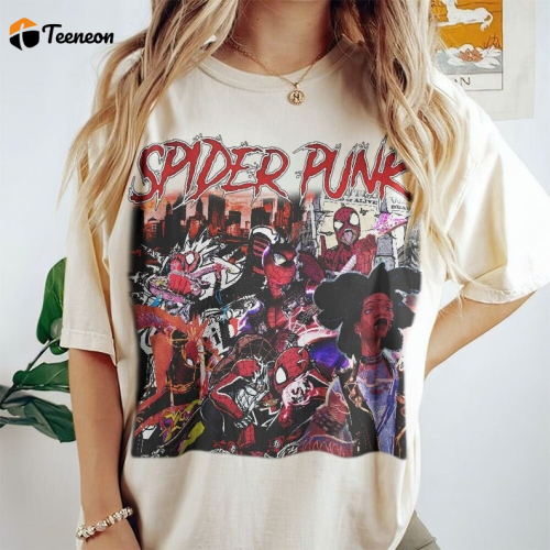 Rock the Streets with our Spider Punk Shirt – Unique Stylish and Trendy Design