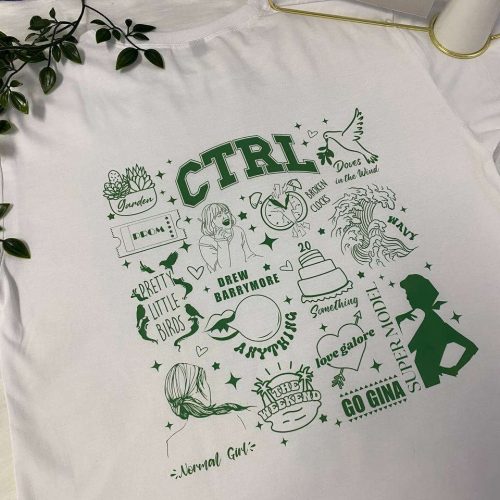 SZA Album Ctrl Full Tracklist Shirt: Stylish & Exclusive Merch for Fans!