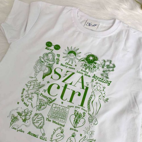 SZA Ctrl Album Shirt: Full Tracklist Tee for Music Fans – Limited Edition