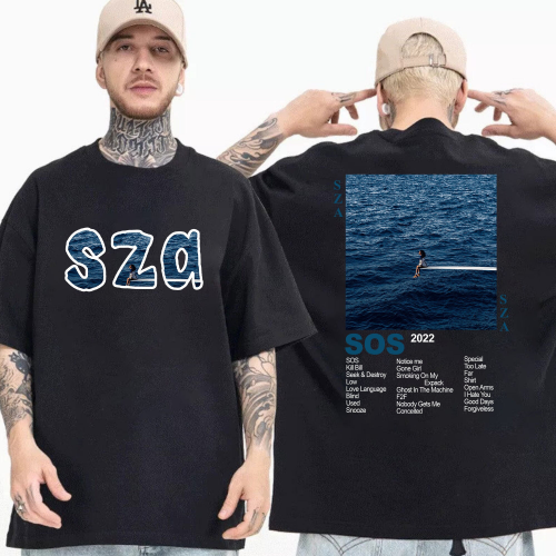 SZA SOS Album Cover Shirt: Stylish & Trendy Clothing for Music Lovers