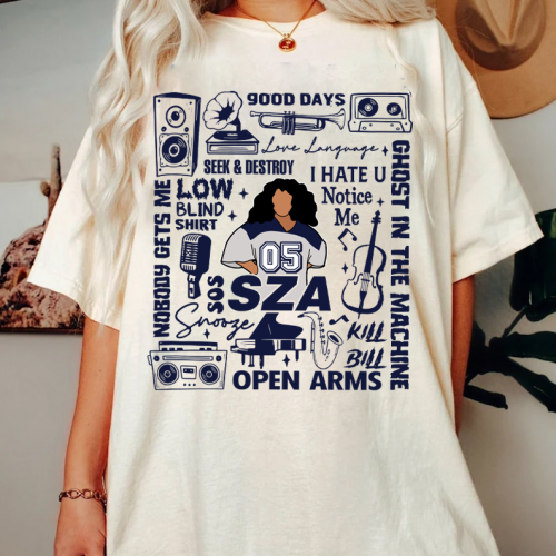 SZA SOS Favorite Songs Shirt: Trendy & Stylish Apparel for Music Lovers