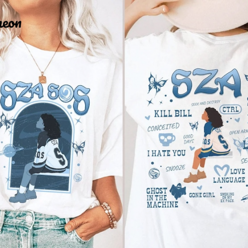 SZA SOS Full Album Shirt: Perfect Gift for Devoted SZA Fans!