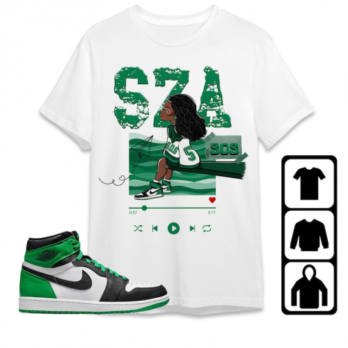 SZA SOS Jordan 1 Celtic Lucky Green Shirt: Exclusive Style for Sneaker Enthusiasts