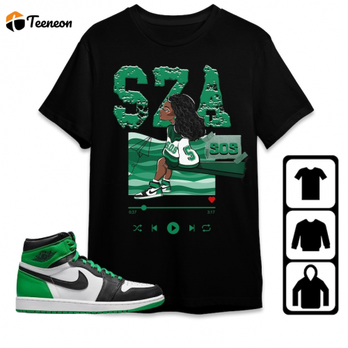 SZA SOS Jordan 1 Celtic Lucky Green Shirt: Exclusive Style for Sneaker Enthusiasts