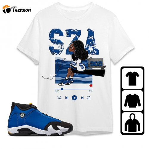 SZA SOS Jordan 14 Laney Shirt: Stylish & Authentic Streetwear for Sneakerheads