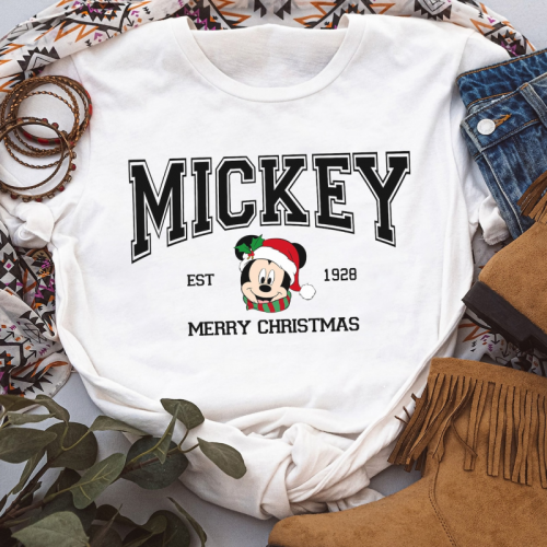 Vintage Disney Mickey and Friends Christmas Sweatshirt – Mickey’s Very Merry Xmas Shirt Perfect Disneyland Holiday Vacation Gift