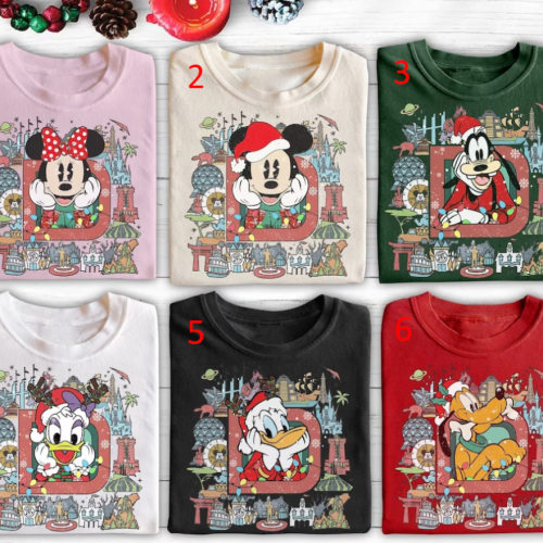 Magical Vintage Disney Mickey and Friends Christmas Shirt – Celebrate the Holidays with Style!