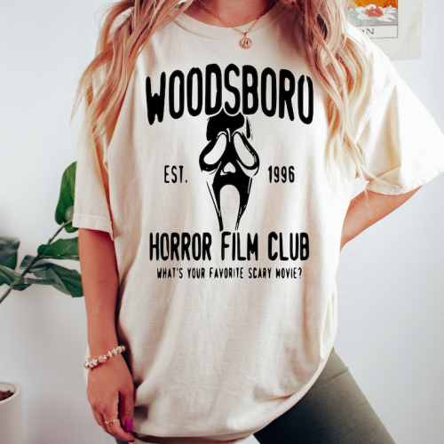 Join the Woodsboro Horror Club: Get Your Exclusive Shirt Today!