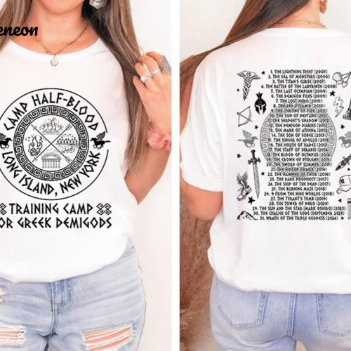 Camp Half Blood Shirt: Percy Jackson Olympians Rick Riordan Book List Greek Mythology – Booktok Merch