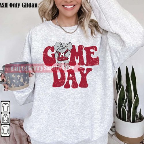 Alabama Game Day Football Shirt & Crewneck Sweatshirt – Roll Tide Bama Gift