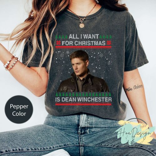 Dean Winchester Movie Quotes Comfort Colors T-shirt – Perfect Xmas Gift for Dark Drama Series Fans!