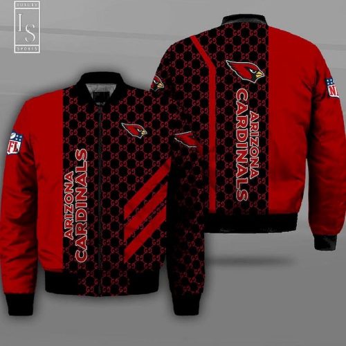 Arizona Cardinals Christmas Bomber Jacket  – Gift for Men Women