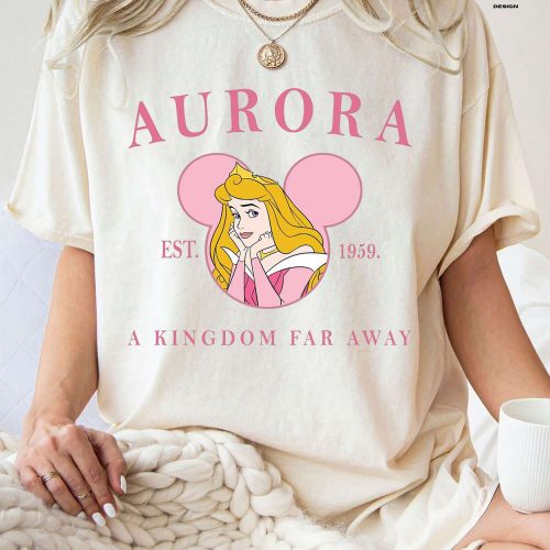 Disney Princess Shirt: Aurora Comfort Colors® Tee Est 1959 Sleeping Beauty Disney Trip Shirt – Limited Edition Princess Aurora Tees