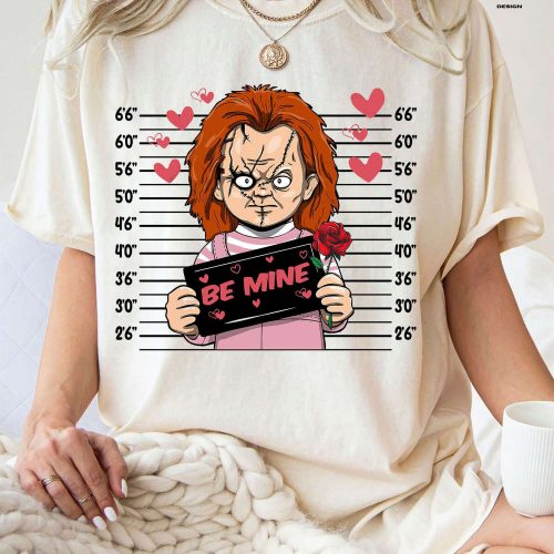 Spooky Valentine s Day Horror Shirt – Be Mine with Creepy Valentine Sweater Perfect Horror Fan Gift – Valentine Shirt