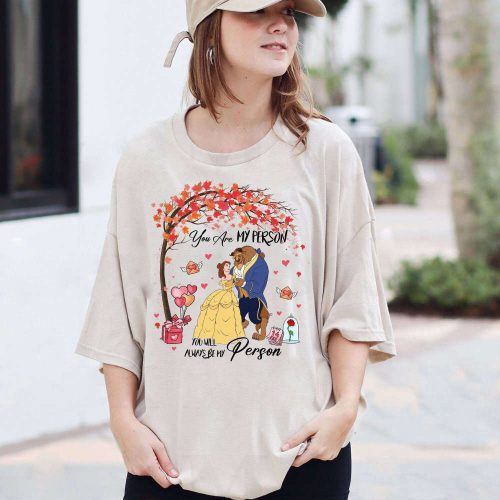 Disneyland Beauty and the Beast Couple Matching Shirt – Princess Belle Valentine s Day Shirts