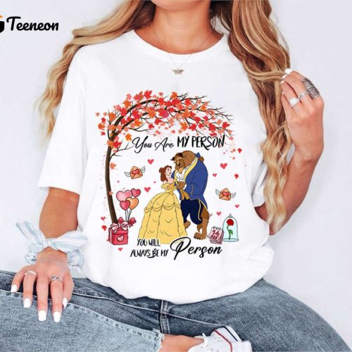 Disneyland Beauty and the Beast Couple Matching Shirt – Princess Belle Valentine s Day Shirts