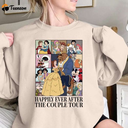 Beauty and the Beast Eras Tour Shirt Happily Ever After Disneyland Shirt Disneyworld Shirt Magic Kingdom Shirt WDW Couple Tour Shirt