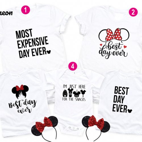 Disney Family Shirts: Best Day Ever & Custom Matching Shirts