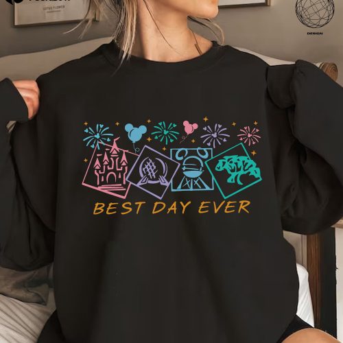 Experience the Best Day Ever with our Disney Theme Park Shirt – Perfect for Cute World Travelers and Magic Kingdom Outfits at Epcot Tee!