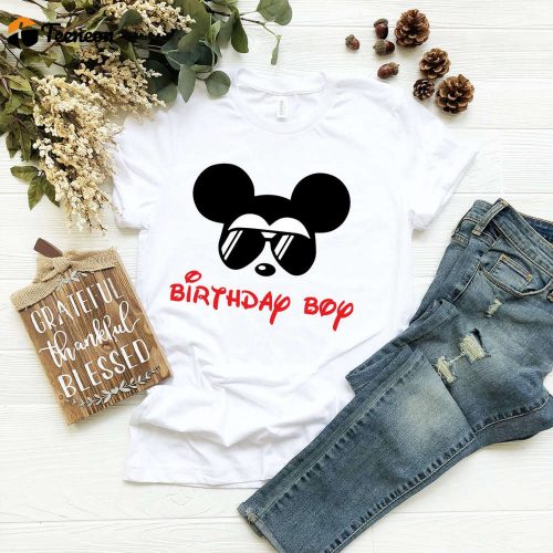 Birthday Boy & Squad Mickey Minnie Family Group Shirts – Celebrate with Disney!