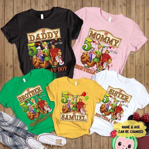 Robin Hood Birthday Shirts for Kids: Engaging Family Tee for Boys & Girls