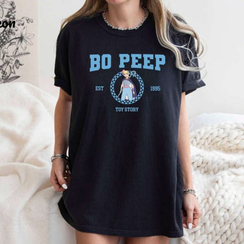 Bo Peep T-Shirt Toy Story Characters Funny Cartoon Shirt Disney Vacation Shirt Comfort Colors Holiday Shirt Andy Shirt