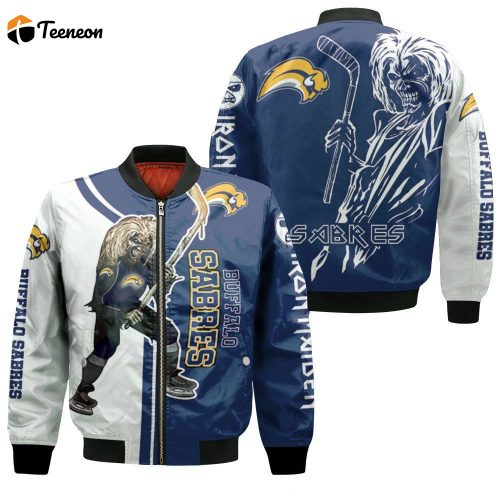 Buffalo Sabres And Zombie For Fans Bomber Jacket  – Gift for Men Women