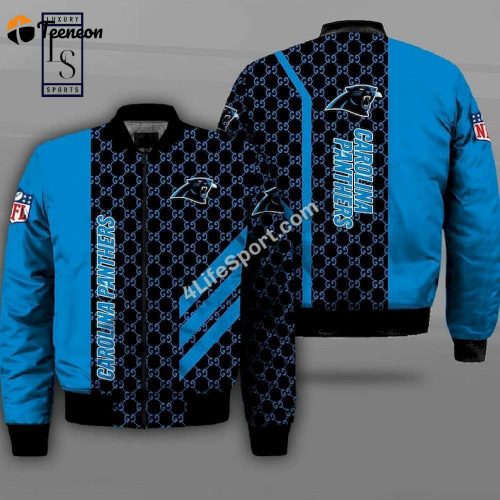 Carolina Panthers Bomber Jacket  – Gift for Men Women