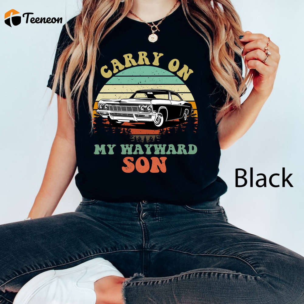 Vintage Comfort Colors T-Shirt: Carry On My Wayward Son Abbey Road Supernatural & Winchester Shirt – Funnty Gift 2023 Vintage Comfort Colors T-Shirt: Carry On My Wayward Son Abbey Road Supernatural & Winchester Shirt – Funnty Gift 2023