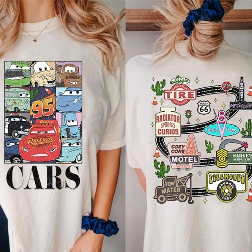 Cars Eras Tour Shirt Lightning McQueen & Doc Hudson Radiator Springs Cars Land Magic Kingdom