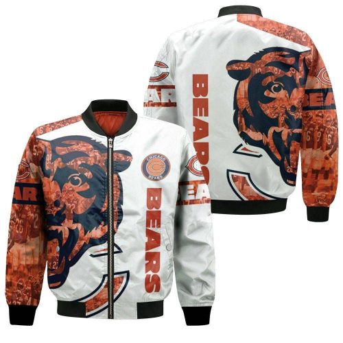 Chicago Bears For Bears Fan Bomber Jacket  – Gift for Men Women