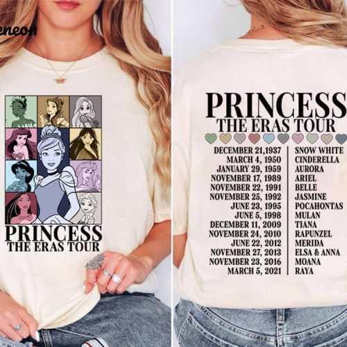 Cinderella Princess Eras Tour Shirt – Perfect Disneyland Tee for the Ultimate Princess Party Girl Trip & Birthday Gift