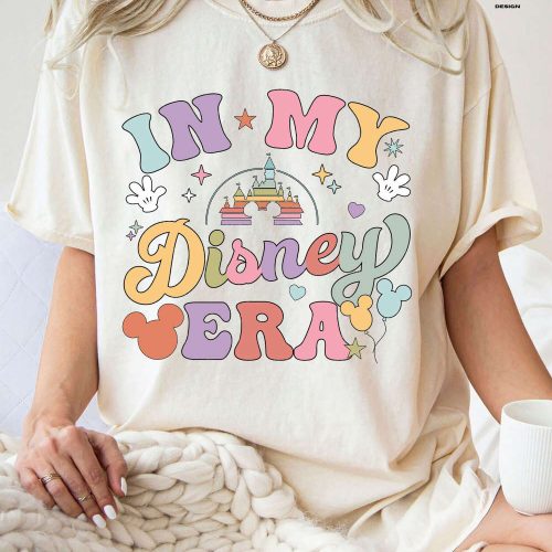 Disney Era Shirt: Colorful Vacation Aesthetics with Comfort Colors® – Explore Disneyworld in Style with Disney Castle Shirts