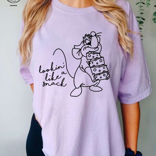 Get Your Snack On with Comfort Colors® Lookin Like A Snack Shirt Gus Gus & Disney Family Shirts for Women – Cinderella & More!